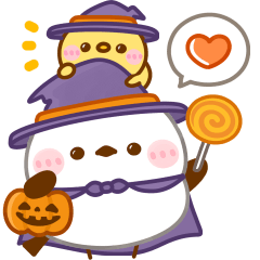 [LINEスタンプ] 飛び出す♡シマエナガの秋の画像（メイン）