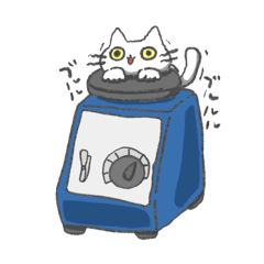 [LINEスタンプ] 実験室のネコスタンプ