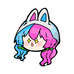 [LINEスタンプ] 兎羽もみじ ver.1