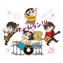 [LINEスタンプ] My Hair is Bad×クレヨンしんちゃん