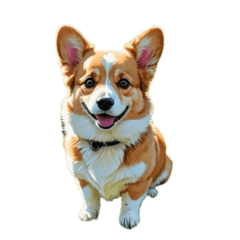 [LINEスタンプ] リアルな犬たち(おすわりver)