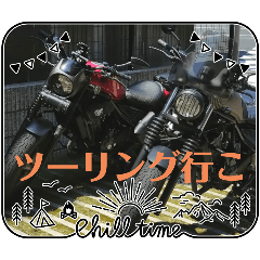 [LINEスタンプ] バイクであいさつ2