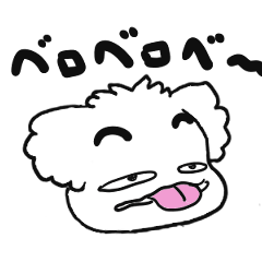 [LINEスタンプ] 眉毛マルチーズ はっきりスタンプ3