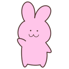 [LINEスタンプ] うさうさとオノマトペ