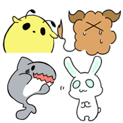 [LINEスタンプ] ほんわか動物たちの日常スタンプ