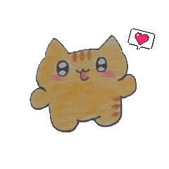 [LINEスタンプ] トラ猫イラスト