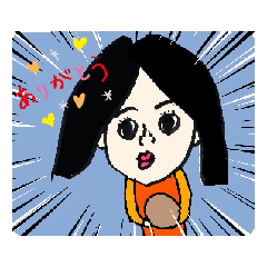 [LINEスタンプ] 動いたkiuri