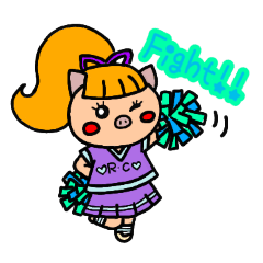 [LINEスタンプ] ブタの☆ぶーあ☆②