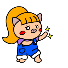 [LINEスタンプ] ブタの☆ぶーあ☆②文字なしver.(Cute pig)