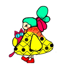 [LINEスタンプ] 魔女のベルと猫のギョロ