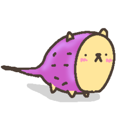 [LINEスタンプ] おいも ねこ