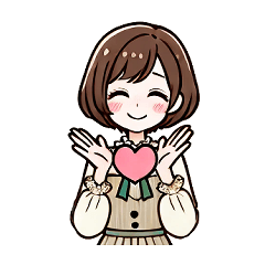 [LINEスタンプ] お嬢さん1 (喜怒哀楽を添えて)