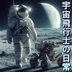 [LINEスタンプ] 宇宙飛行士の日常【使える・便利・面白い】