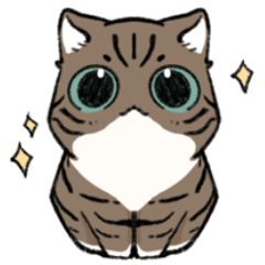 [LINEスタンプ] 猫と大きな猫＆ ふふ