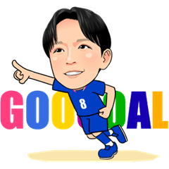 [LINEスタンプ] VAMOS アツヤ！ exciting