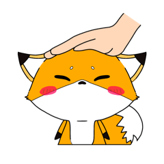 [LINEスタンプ] きつねちゃんといっしょ