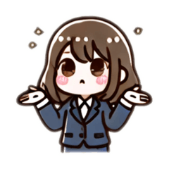 [LINEスタンプ] 言葉なんて必要ない！【社会人OL ver.】
