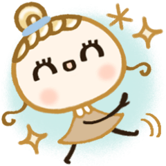 [LINEスタンプ] やさしいカラー♡敬語の画像（メイン）