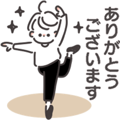 [LINEスタンプ] ◉よく動く◉おしゃれ◉かっこいい線画