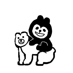 [LINEスタンプ] 癒しのバウバウ