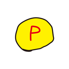 [LINEスタンプ] 無敵のP[プレイヤー]