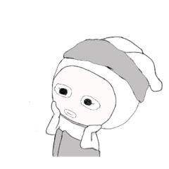 [LINEスタンプ] 白うさぎの1日