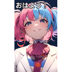 [LINEスタンプ] かわいいピエロはお喋りが好きの画像（メイン）