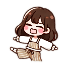 [LINEスタンプ] 言葉なんて必要ない！【普段着ver.】