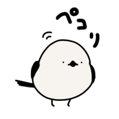 [LINEスタンプ] エナガのシマさん