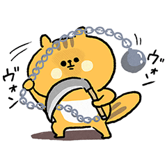 [LINEスタンプ] 可愛いだけじゃすまされないリスの日常