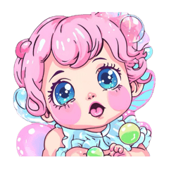 [LINEスタンプ] 日常で使える♪BABUMIちゃん