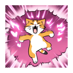 [LINEスタンプ] ちょっとおかしい変な猫