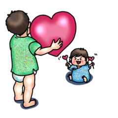 [LINEスタンプ] 赤さんのキモチ(お兄ちゃんver.)