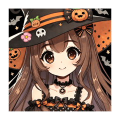 [LINEスタンプ] かわいい彼女♡ハロウィン2