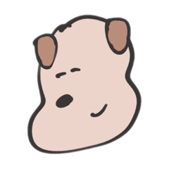 [LINEスタンプ] 慈悲深いイヌの画像（メイン）