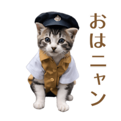 [LINEスタンプ] 使えるアニマル配達員の画像（メイン）