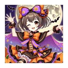 [LINEスタンプ] かわいい彼女♡ハロウィン