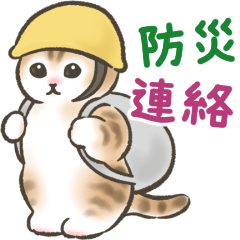 [LINEスタンプ] 防災・連絡☆猫たちのスタンプ