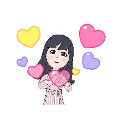 [LINEスタンプ] ♥️さちこのスタンプ♥️