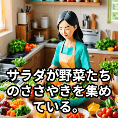 [LINEスタンプ] シュールな食べ物の表現