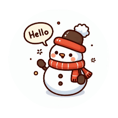 [LINEスタンプ] 雪だるまくんスタンプシリーズ