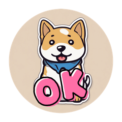 [LINEスタンプ] かわいい柴犬シリーズ1