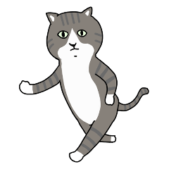 [LINEスタンプ] 構われたい猫