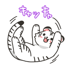 [LINEスタンプ] シロトラチャン（ミニ）