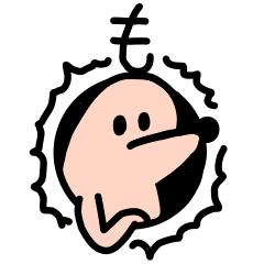 [LINEスタンプ] 自分を人間だと思っているモグラくん