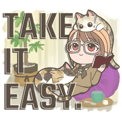 [LINEスタンプ] ここはらちゃん-秋Ver-