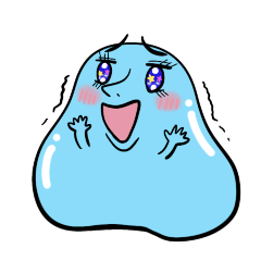[LINEスタンプ] スマイルスライムくん