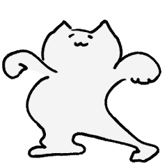 [LINEスタンプ] ほどけたねこ