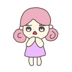 [LINEスタンプ] ひつじちゃん ＜好きな人に送る＞