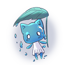 [LINEスタンプ] 滴る猫の気分